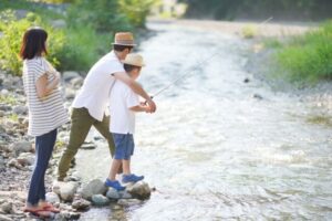 川釣り